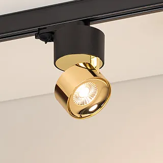 Светильник SP-PLURIO-TRACK-4TR-R77-9W Warm3000 (BK-BRS, 36 deg, 230V) (Arlight, IP20 Металл, 3 года) - Изображение