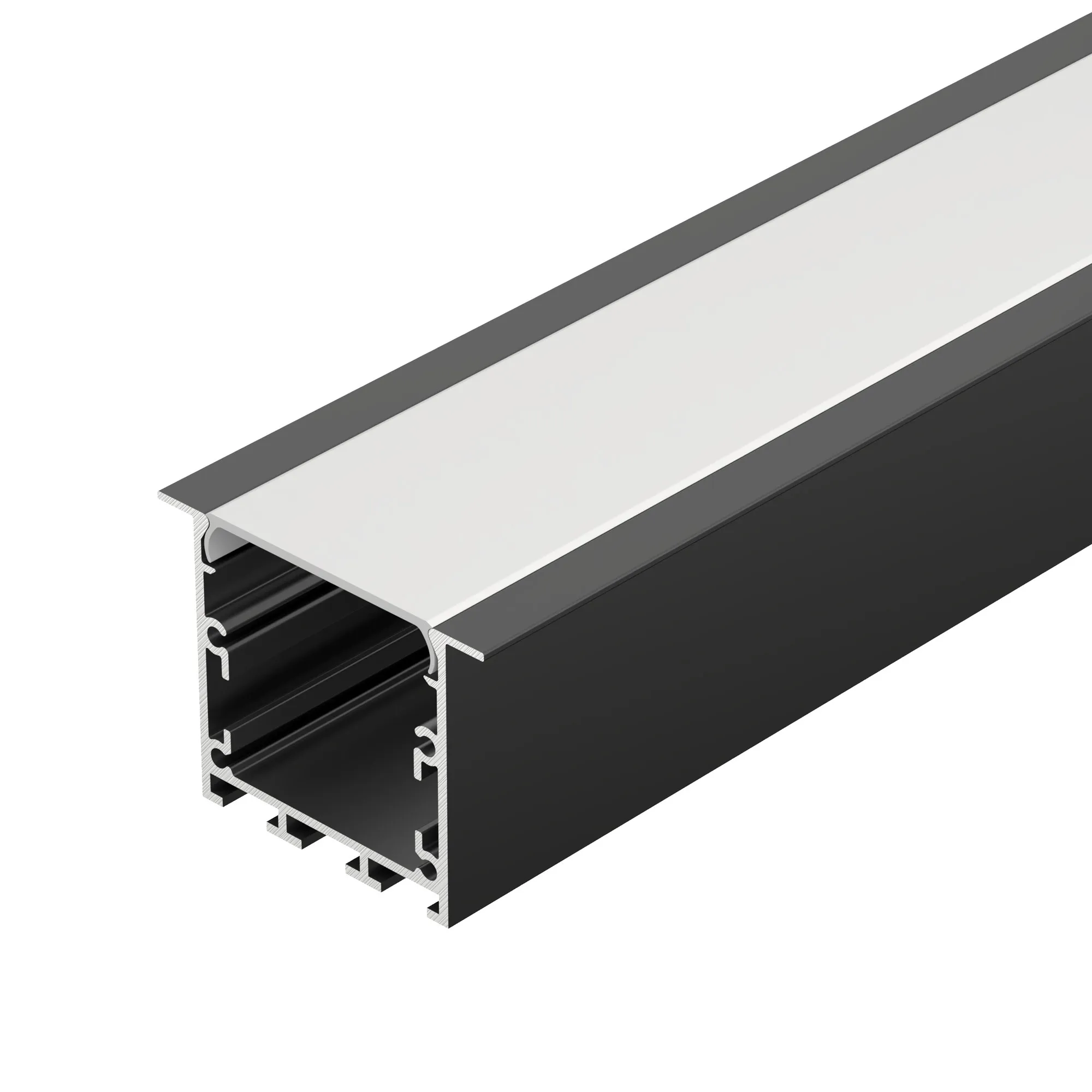 Профиль LINIA49-F-M-3000 BLACK (Arlight, Алюминий) - Изображение