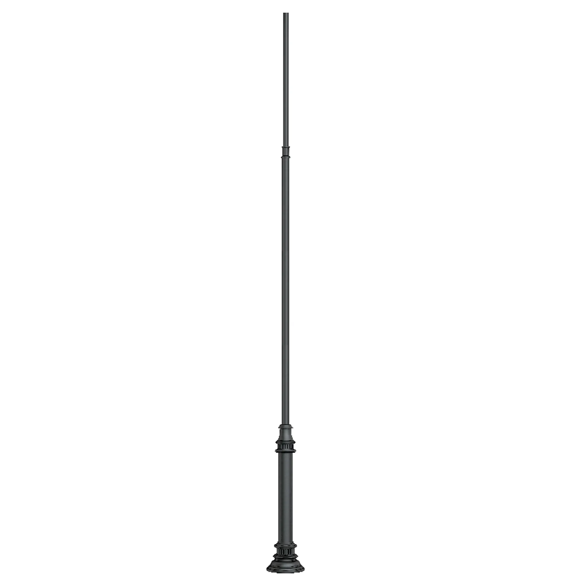 Опора фланцевая OXOR-OT3-DE-D160-L4000 (BK) (Arlight, Сталь) - Изображение