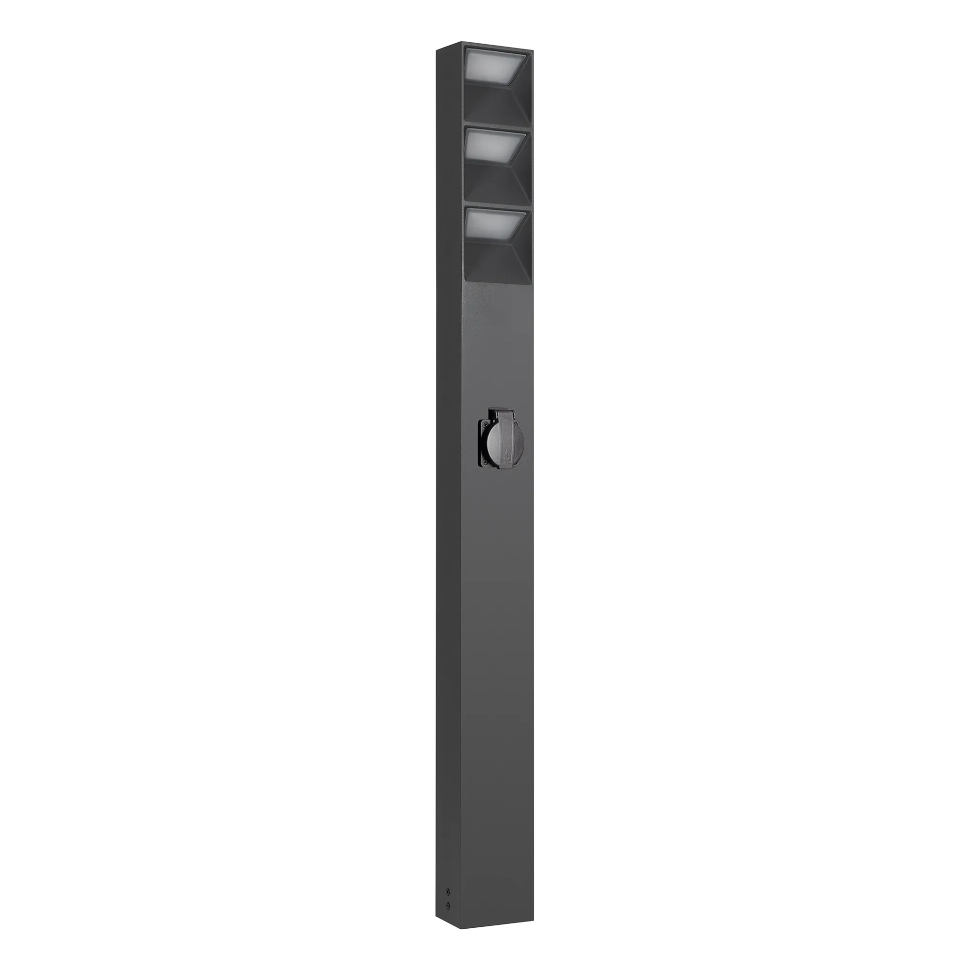 Светильник LGD-TILLIS-BOLL-SOCKET-H900-12W Warm3000 (GR, 92 deg, 230V) (Arlight, IP54 Металл, 3 года) - Изображение