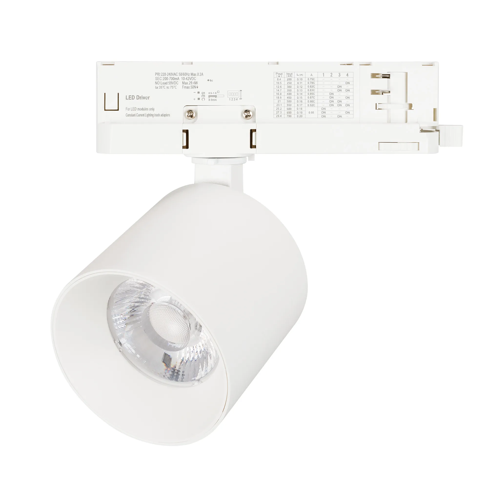 Светильник LGD-DYKE-4TR-R90-26W Day4000 (WH, 20 deg, 230V, DALI) (Arlight, IP20 Металл, 5 лет) - Изображение