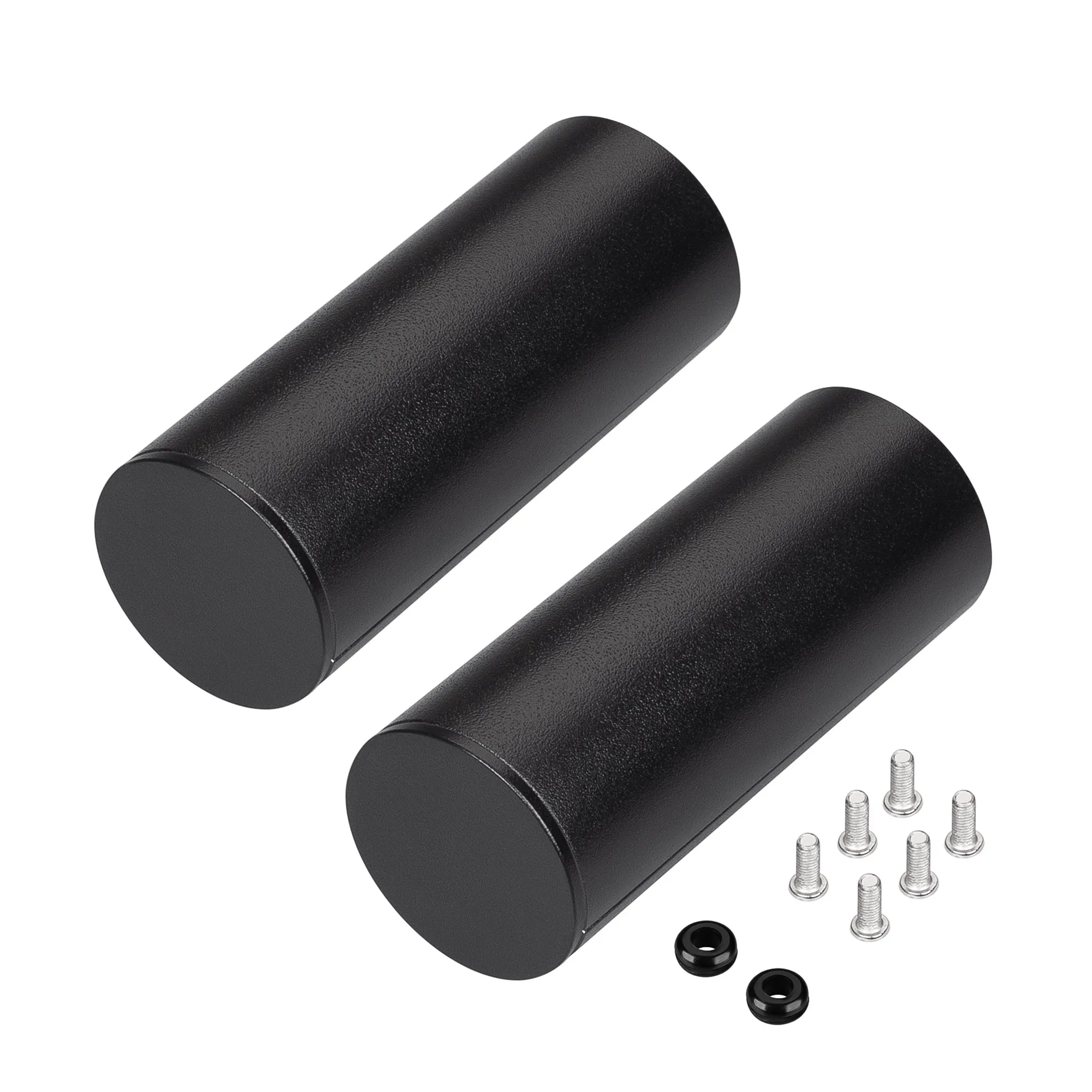Заглушка ROUND-D36-360 BLACK с отверстием (Arlight, Металл) - Изображение