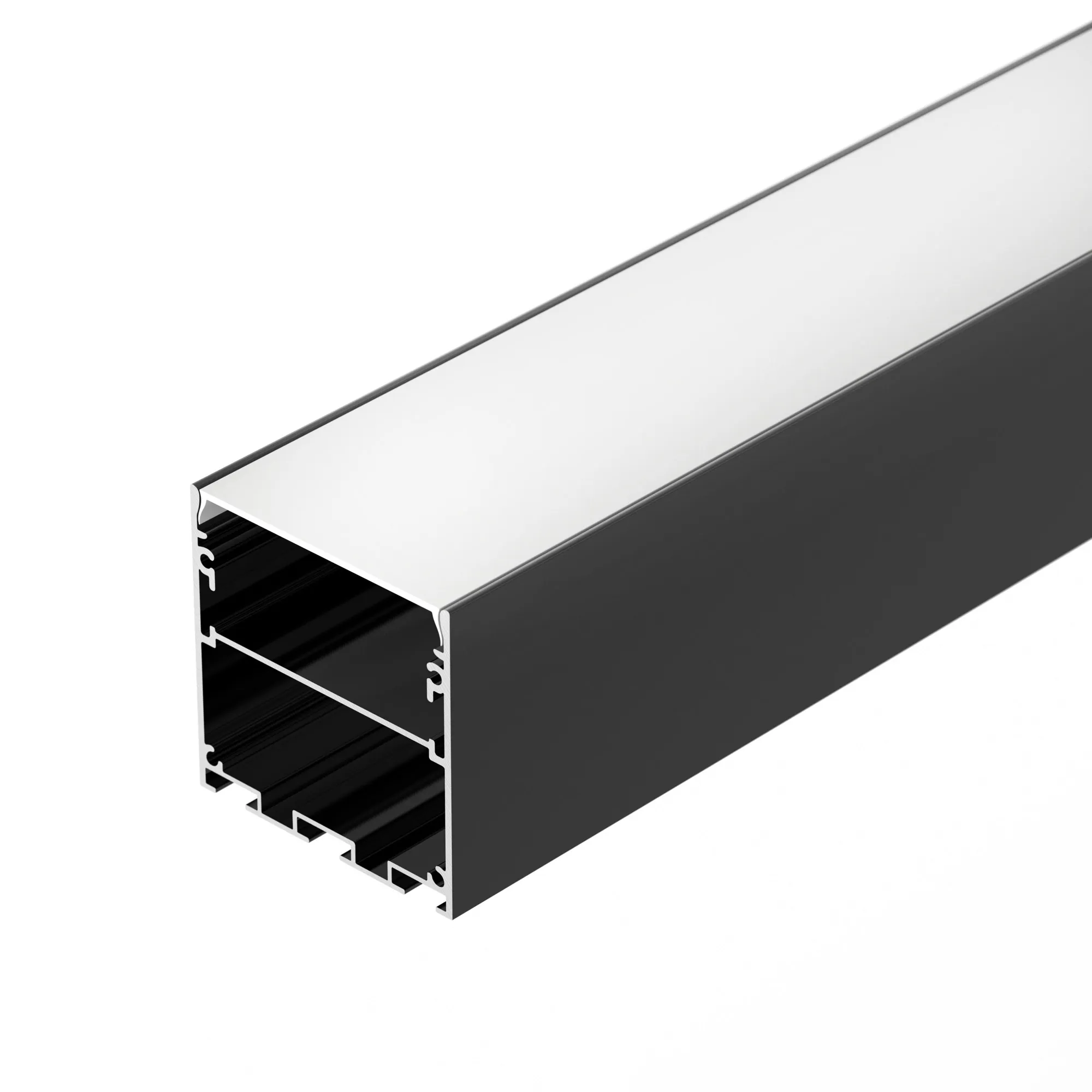Профиль LINE-M-5050-3000 BLACK (Arlight, Алюминий) - Изображение