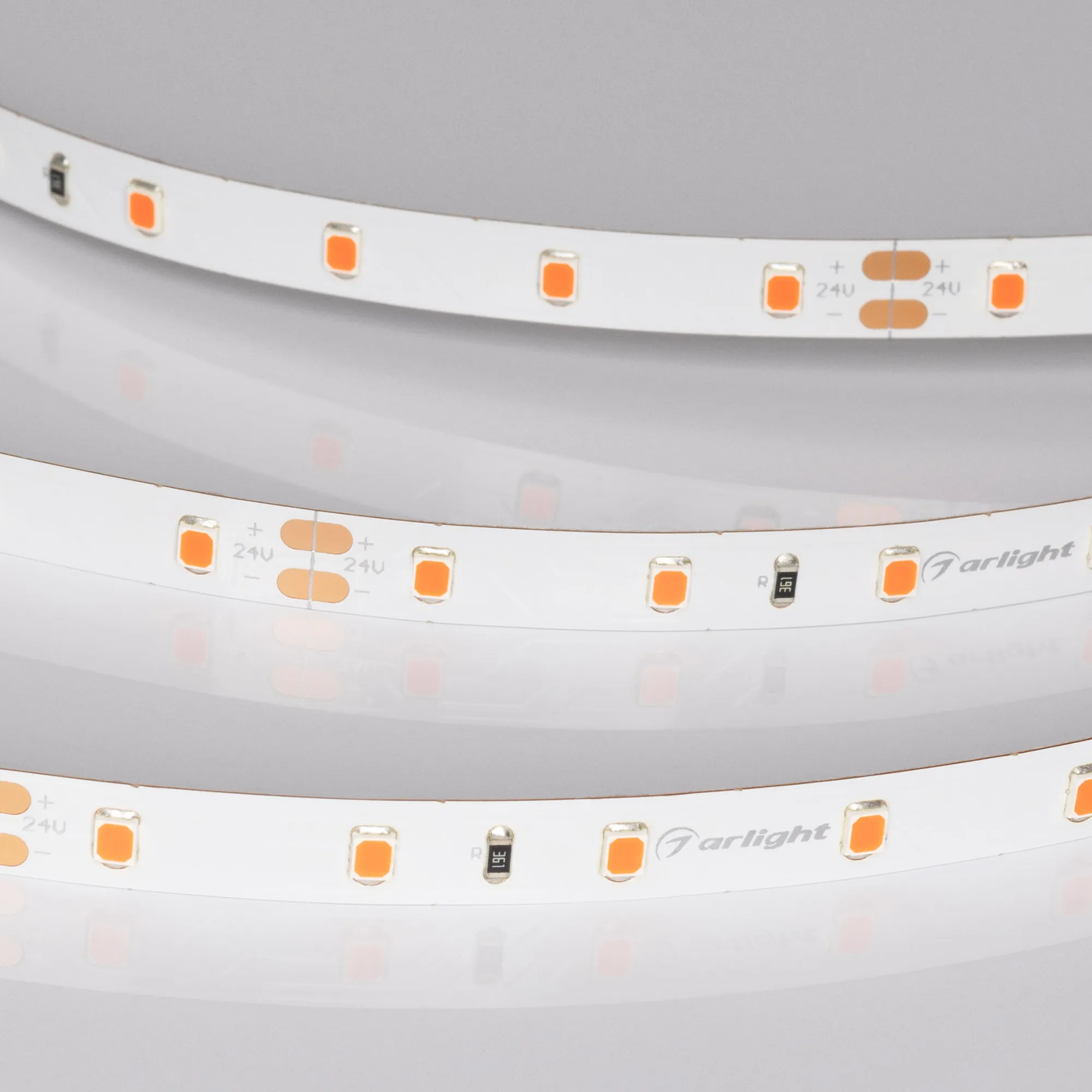 Лента RT-A60-8mm 24V Ruby (4.8 W/m, IP20, 5m) (Arlight, -)